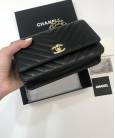 Клатч Сhan**l Chevron Trendy CC WOC Black